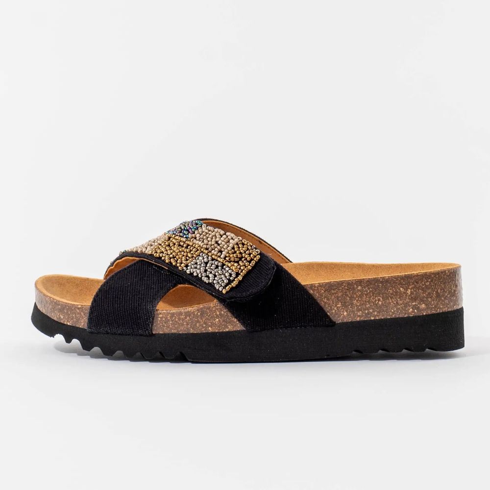 Scholl Ženske papuče La Serena Strap, Black slika 2