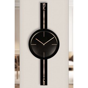 Decorative wall clock Vlnt103Syhsyh, colour: black