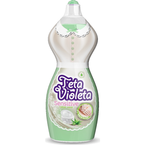 Teta Violeta deterdžent za suđe 1L sensitive aloe vera slika 1