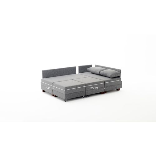 Atelier Del Sofa Fly Right - Anthracite Anthracite Corner Sofa-Bed slika 8