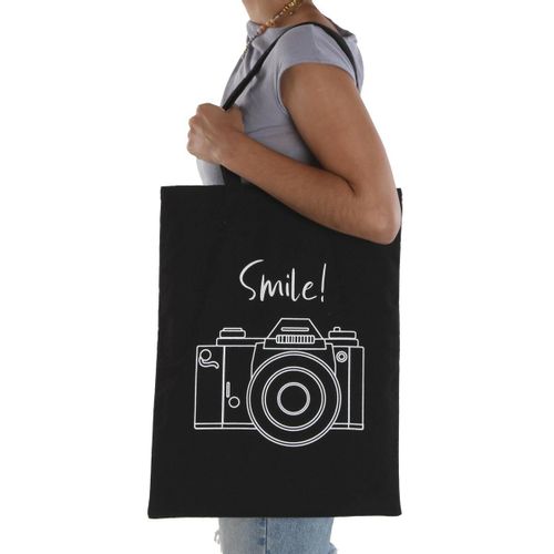 Ženska Ručna Torba Versa Smile Crna 36 x 48 x 36 cm slika 2