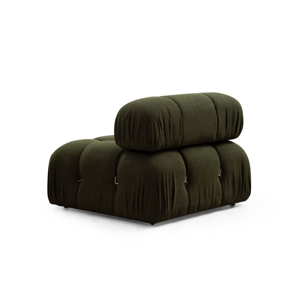 Ugaona Sofa Bubble Green L1-O1-1R-PUF u Zelenoj Boji slika 5