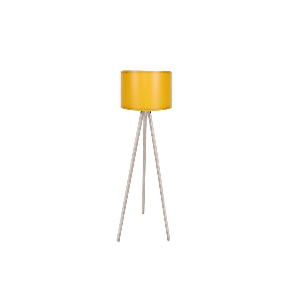 117 Krem Žuta Podna Lampa slika 3
