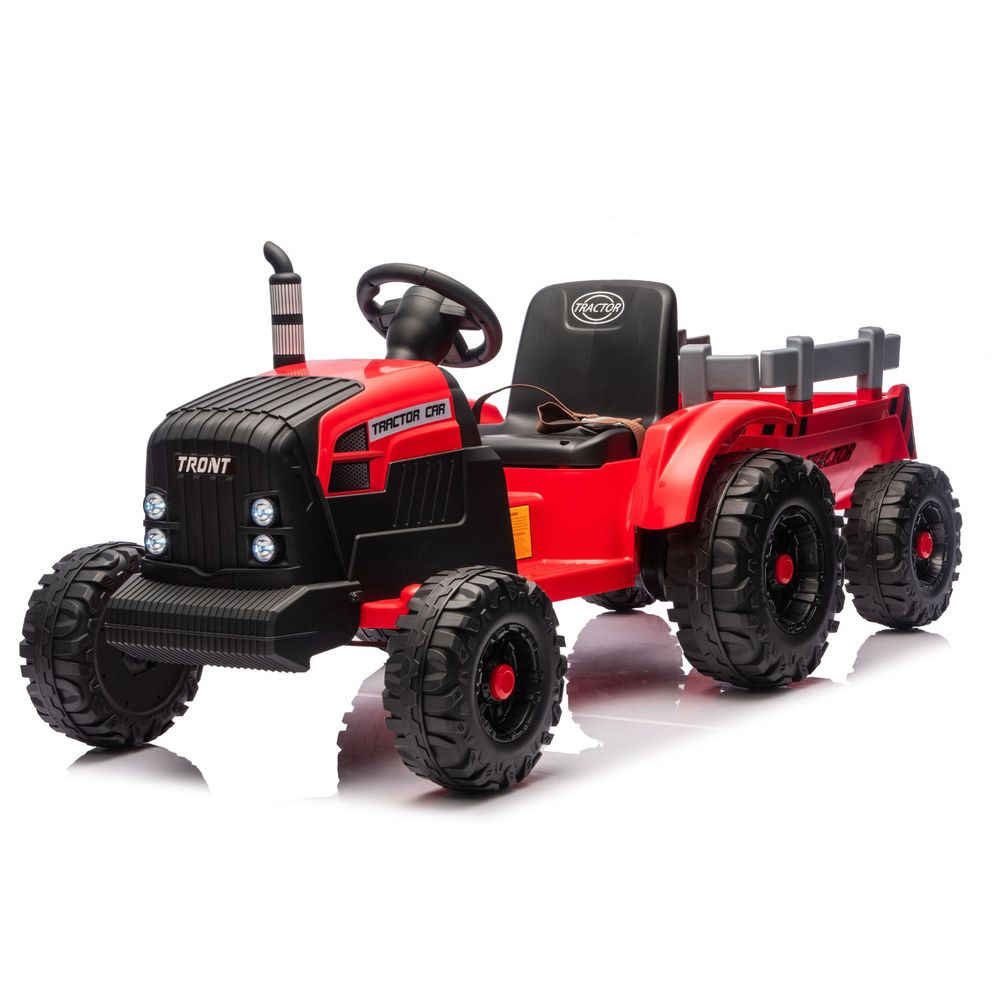 CH9959B Traktor na baterije s prikolicom crveni 24V slika 2