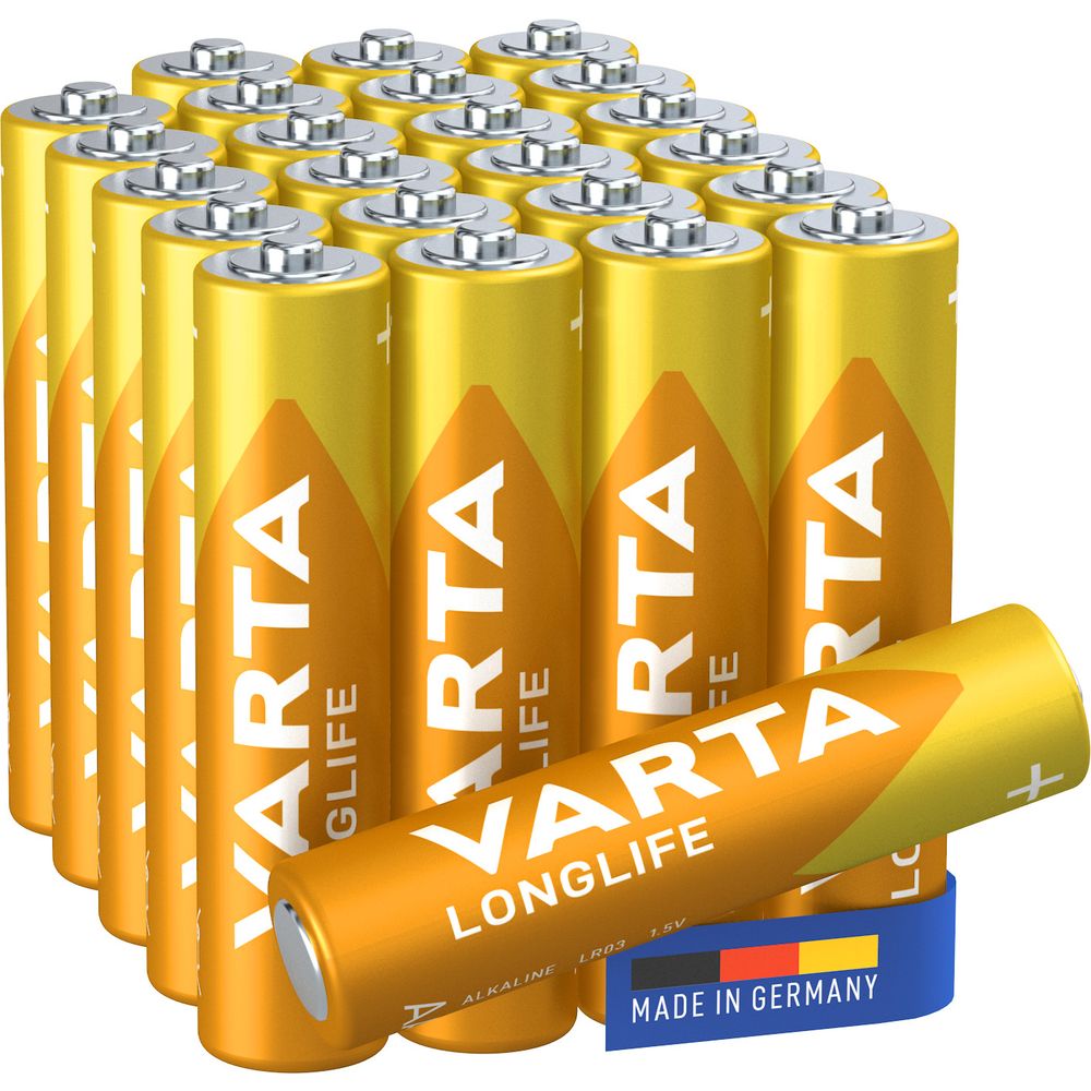Varta Longlife baterija LR03, AAA, 1,5V 24 kom slika 1
