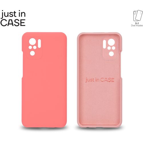 2u1 Extra case MIX PLUS paket PINK za Redmi Note 10s slika 3