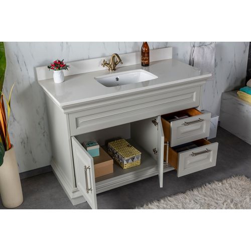 Hanah Home Huron 48 - Grey Grey Bathroom Furniture Set (2 Pieces) slika 4