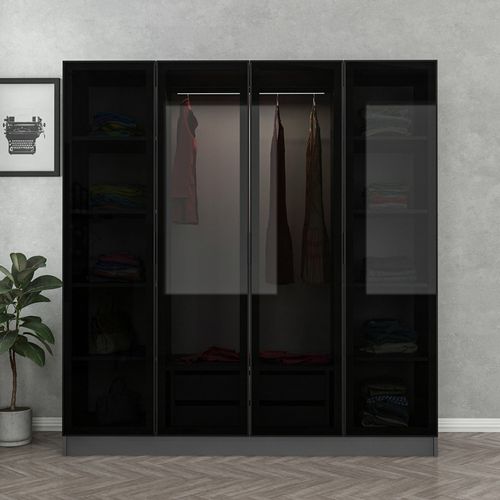 Kale - 6651 Anthracite
Black Wardrobe slika 2