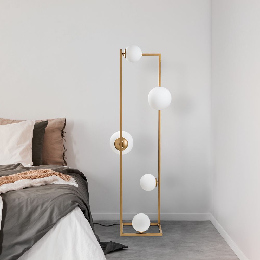 Krevetna Lampa Corner 13776 - Zlatna slika 3