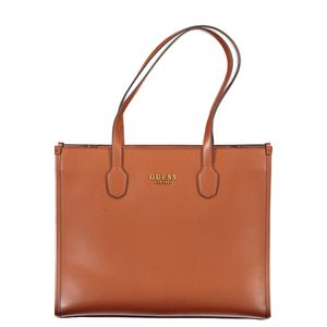 GUESS JEANS WOMEN'S BAG BROWN