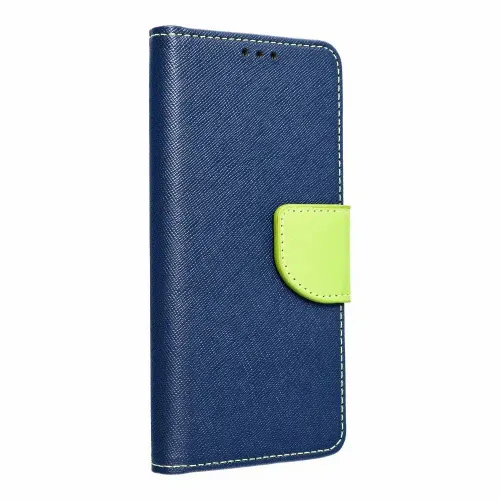 Fancy Book futrola za XIAOMI Redmi 13c / POCO C65 tamnoplava / limeta slika 1