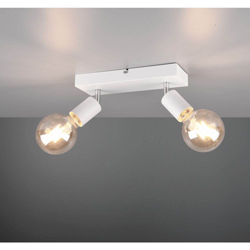 VANNES SPOT LAMPA,2XE27 BIJELO slika 1