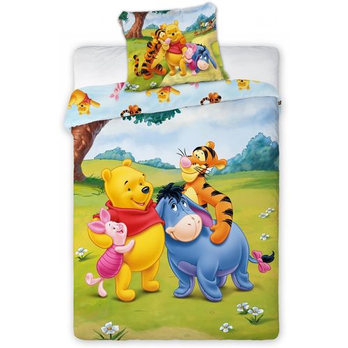 Winnie The Pooh baby posteljina 100x135 cm  slika 1