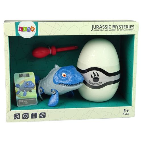 Set dinosaur Mosasaur s jajetom i dodacima plavi slika 6