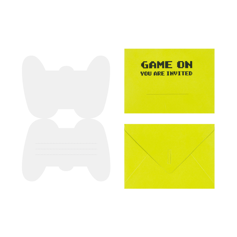 ZPP4 Pozivnice za proslave Gamepad 16x11cm, 6kom slika 2