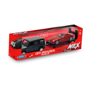 Welly auto s prikolicom 43689F-2TB(A)