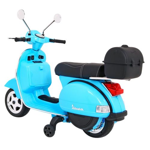 Licencirani motor na akumulator Vespa - plava slika 5