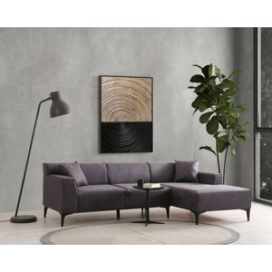 Ugaona Sofa Nova Petra R - boja: antracit