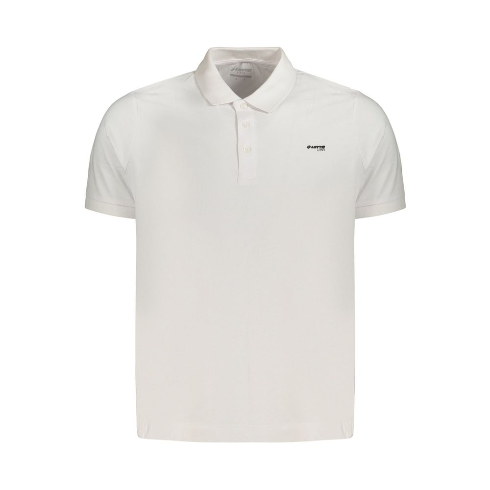 LOTTO MEN'S SHORT-SLEEVED POLO SHIRT WHITE slika 1