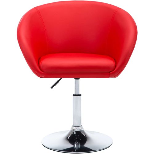 Okretne blagovaonske stolice od umjetne kože 2 kom crvene slika 48
