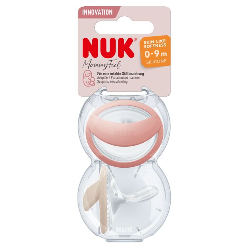 NUK Duda varalica MommyFeel 0-9mj 2kom, Breskva slika 6