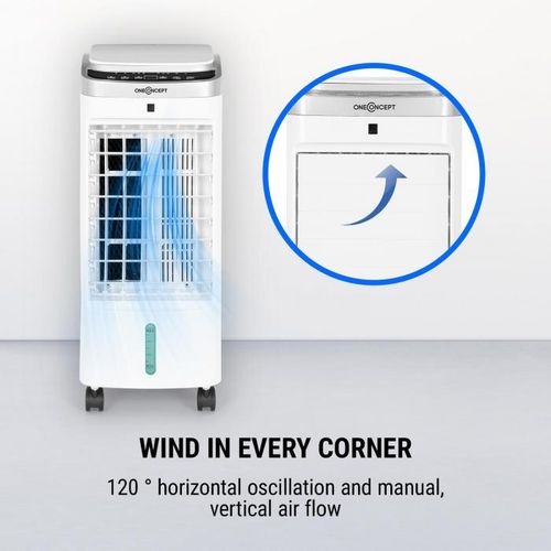 OneConcept Freshboxx Pro rashlađivač zraka, Bijela slika 5