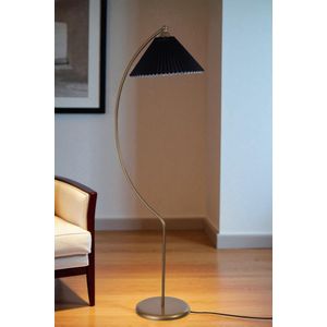 Opviq Podna lampa 586, crna, zlatna