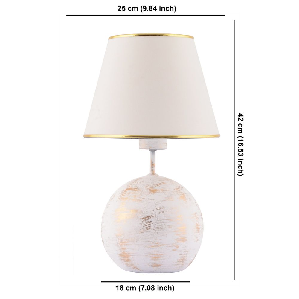 Lampa za sto Balloon - Bijela i Zlatna slika 6