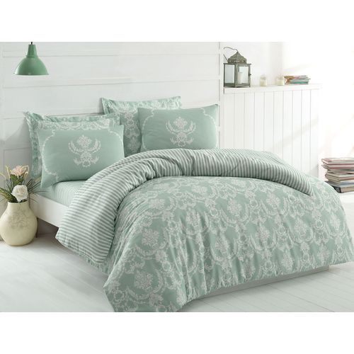 Pure - Water Green Sea Green
White Double Quilt Cover Set slika 1