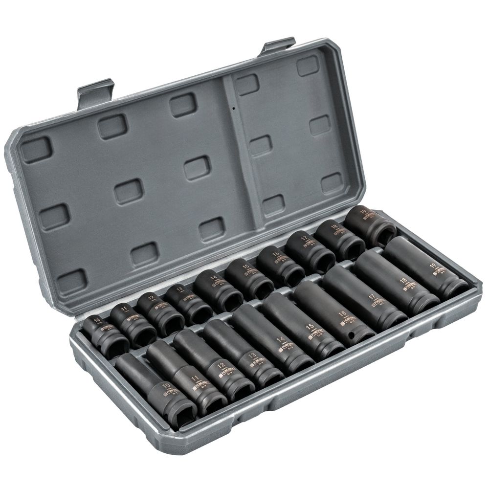 Set udarnih nasadnih ključeva HEX – 20 dijelova, 1/2" slika 1