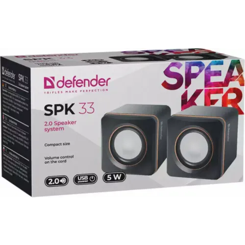 USB Zvučnici 2.0 Defender SPK33 5W slika 2