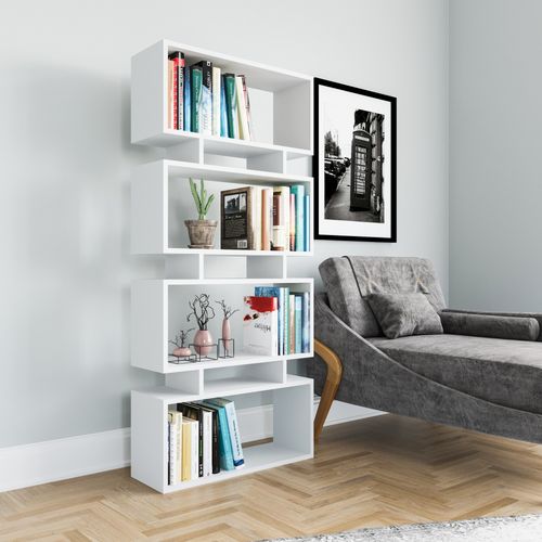 Langdon - White White Bookshelf slika 2
