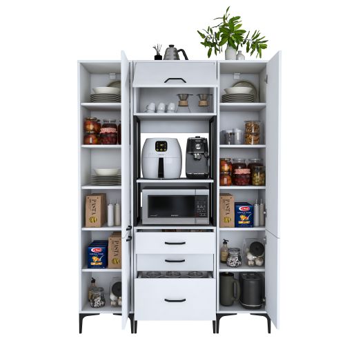 JE145 - 3115 White Multi Purpose Cabinet slika 12