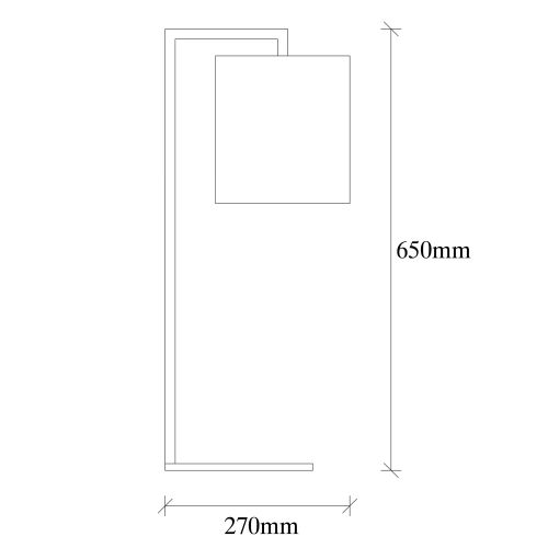 Stona lampa Profil - 4691 u braon-crnoj boji slika 3