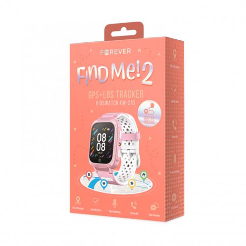 Forever pametni sat GPS Kids Find Me 2 KW-210 PINK slika 3