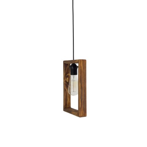 Ahşap Tekli Sarkıt Walnut Chandelier slika 6