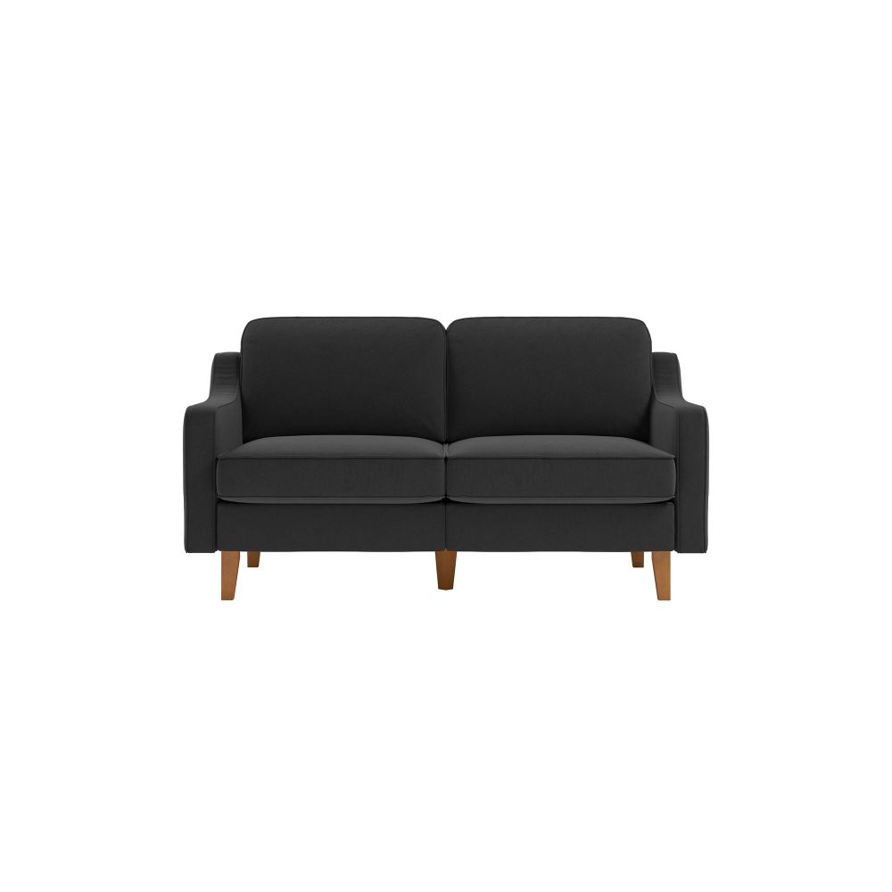 Dvosjed Sofa Robin 2 - boje: noćno siva orah slika 2