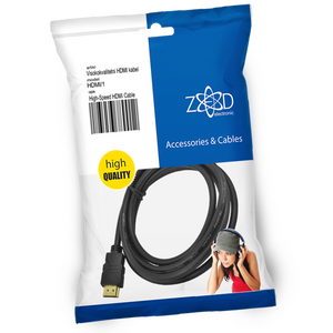 ZED electronic HDMI kabel, 1.0 met, ver. 1.4 - HDMI/1