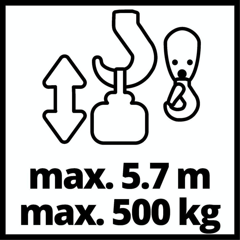 Einhell Dizalica sa sajlom TC-EH 500 slika 11