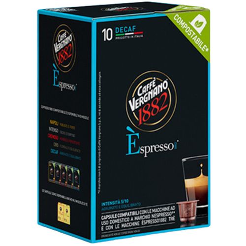 Caffe Vergano kapsule za kafu Decaf Nespresso kompatibilne 10 kom slika 1