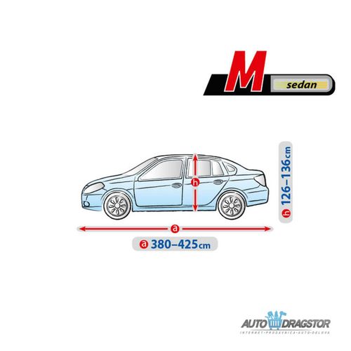 CERADA ZA AUTOMOBIL M SEDAN D 380-425/Š 126-136/ V 148CM VODONEPROPUSNA slika 3