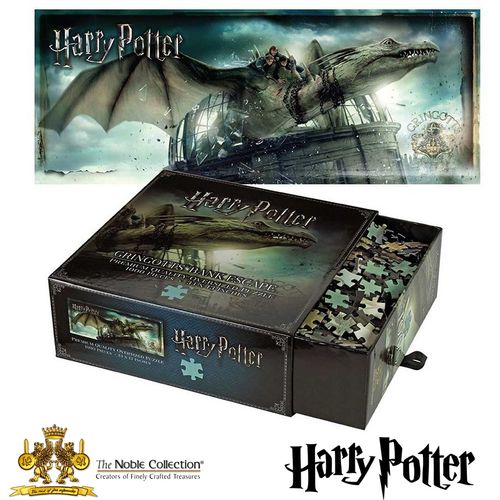 NOBLE COLLECTION - HARRY POTTER - GIFTS - GRINGOTTS BANK ESCAPE 1000PC JIGSAW PUZZLE slika 1