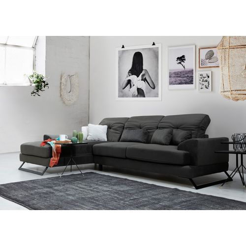 Ugaona Sofa Frido Corner Left (Chl+3R) u Antracit Boji slika 8