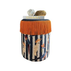 Jungle Scar Pouffe - Birdy Multicolor Pouffe