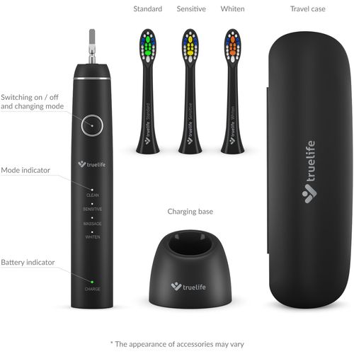 TRUELIFE električna četkica SonicBrush Compact Black slika 4