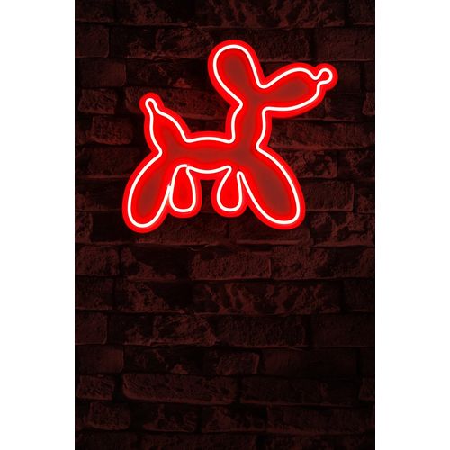 Wallity Ukrasna plastična LED rasvjeta, Balloon Dog - Red slika 10