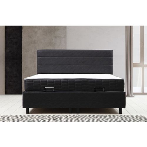 Motya Set 120 x 200 - Anthracite Anthracite Single Mattress, Base & Headboard slika 2