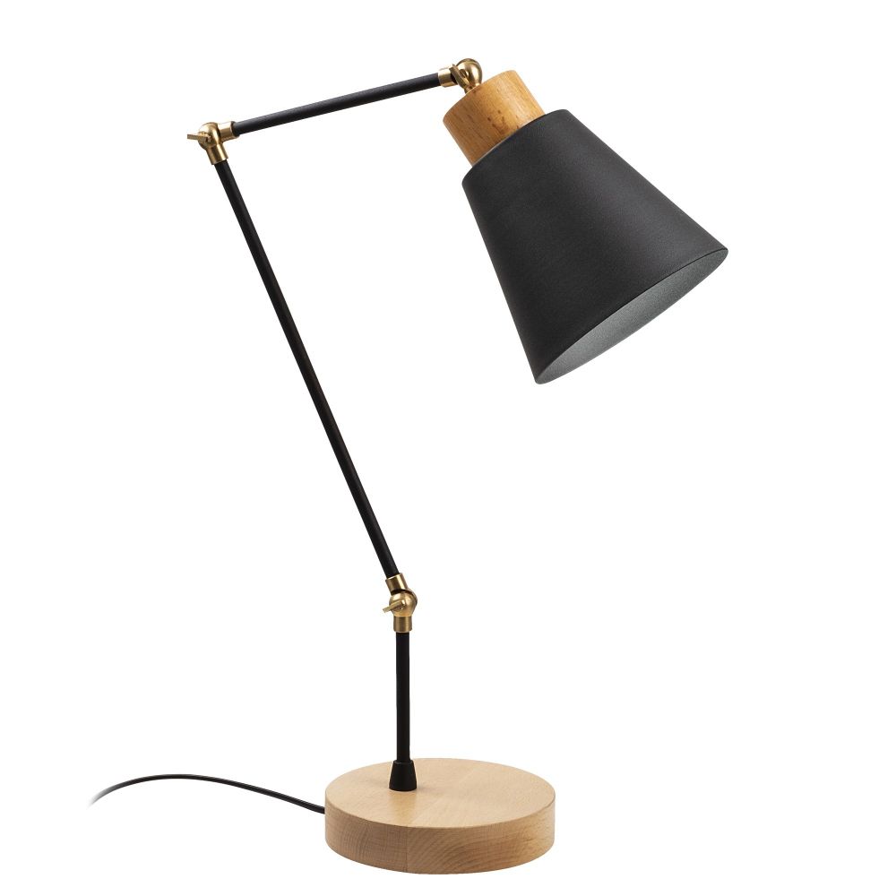 Manavgat - N-590 Crna Oak Lampa za Sto slika 2