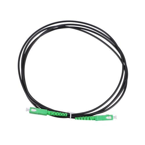 Extralink Patchcord SC/APC-SC/APC SM Simplex 3.0mm 2.0m, crni slika 1