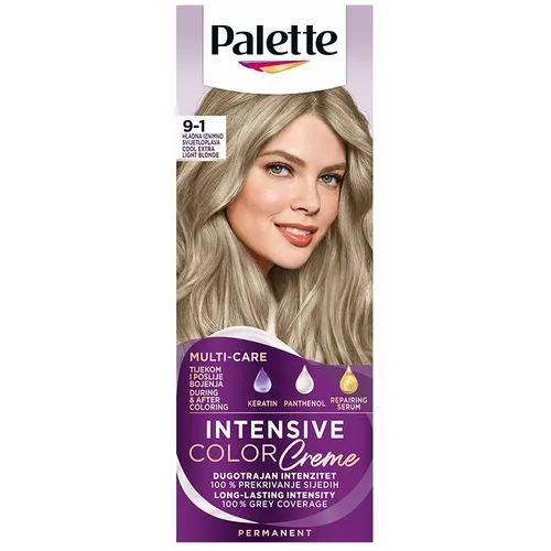 Palette Intensive Color Creme Farba za kosu 9-1 Hladna svijetloplava slika 1